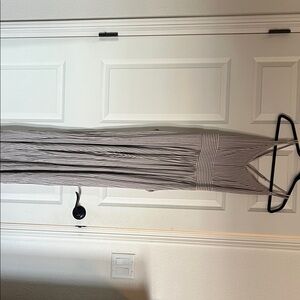 American Eagle Outfitters Black and White Striped Garment Bag